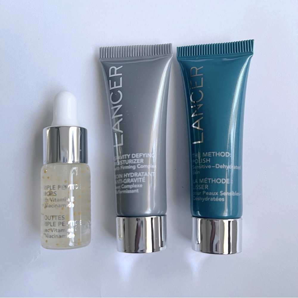 Lancer Skincare Sample Bundle 3 pcs New